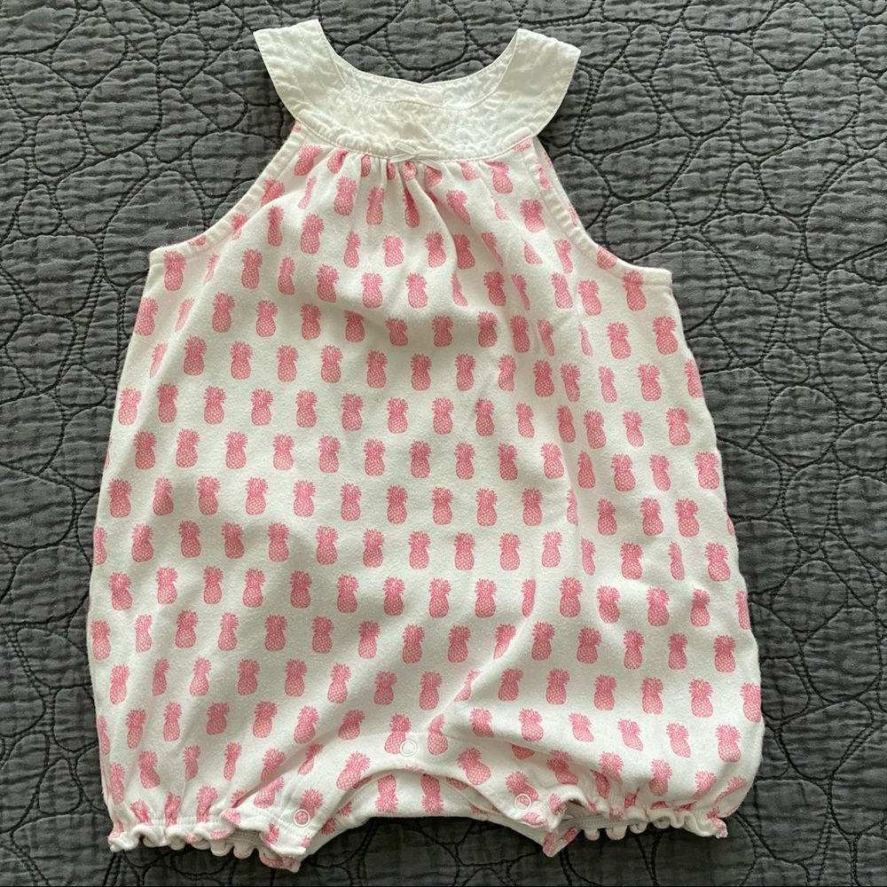Janie and Jack pineapple romper **SALE**